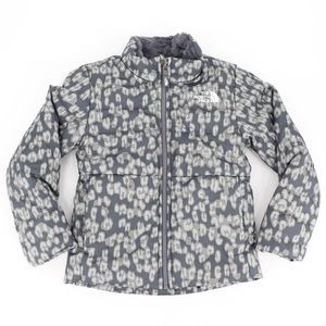 The North Face Large 14/16 Youth Girls Mossbud Swirl Jacket Grey New
